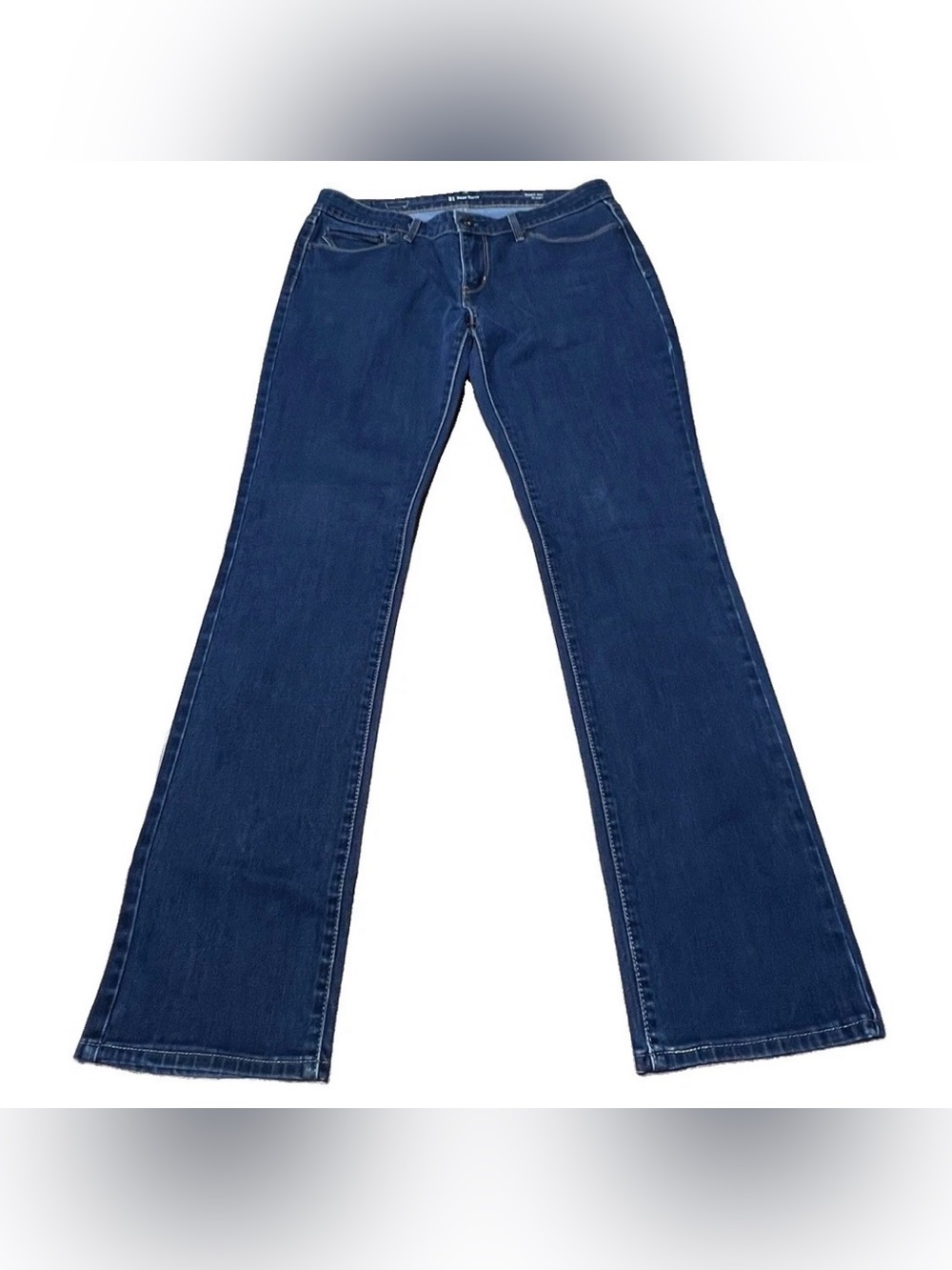 Levi’s Demi Curve Modern Mid Rise Straight Stretch Blue Jeans Women’s Size 31